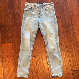 GAP Light Blue Button-Fly Jeans